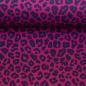 Preview: Baumwolle Leoni Animalprint  Pink/Blau by Swafing